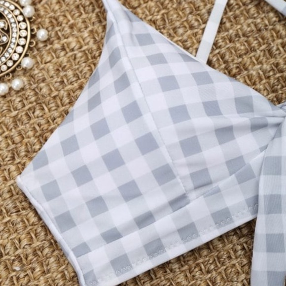 ❌ Gingham Cheeky Print Bikini - Picture 3 of 7